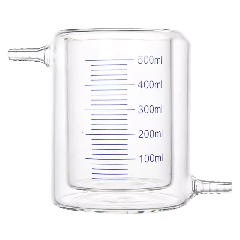 Laboratory double-layer jacketed beaker glass photocatalytic reactor with scale 10/25/50/100/150/250/500/1000/3000ml