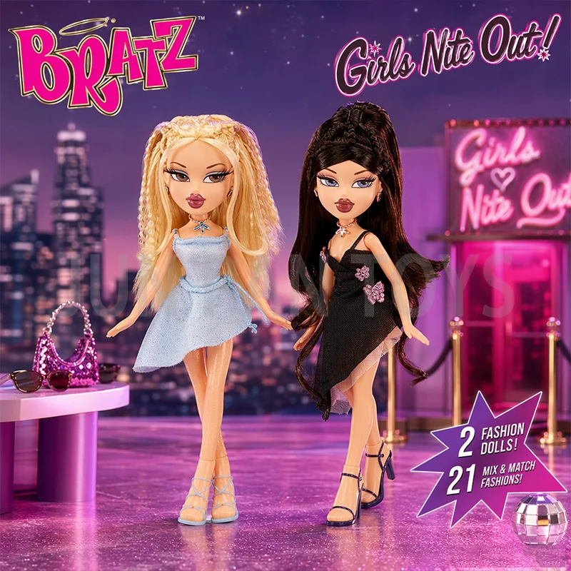 Muñeca Bratz Original Cloe Dana, Edición Noche de las Chicas, 21.º Cumpleaños, Muñeca de Moda para Vestir, Figura de Acción Coleccionable, Juguete de Regalo para Niñas, 1 Pieza