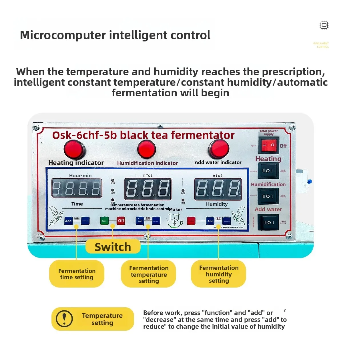 

tea fermentation machine