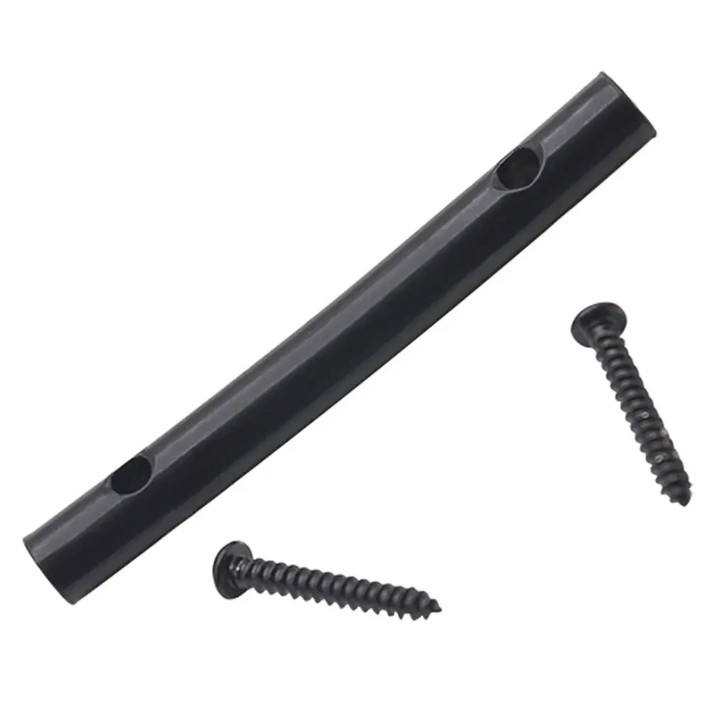 Electric Guitar String Retainer Bar Metal Pressing Bar with Mounting Screws Prevent String Slipping Stable Guitar Parts