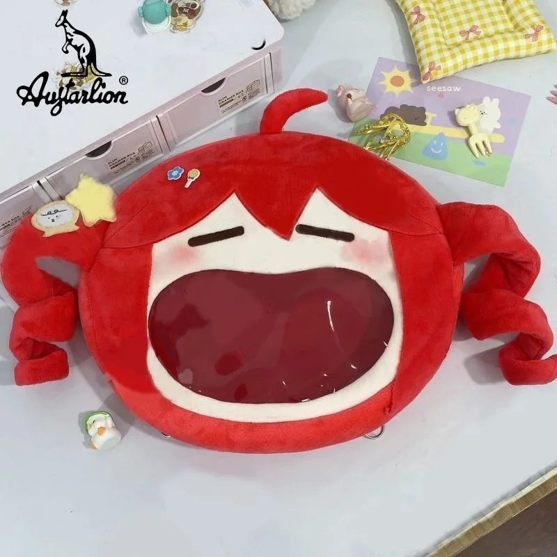 Novo anime kasane teto itabag figura bonito mochila de viagem grande capacidade saco de armazenamento moeda carteira meninas presentes de natal brinquedos