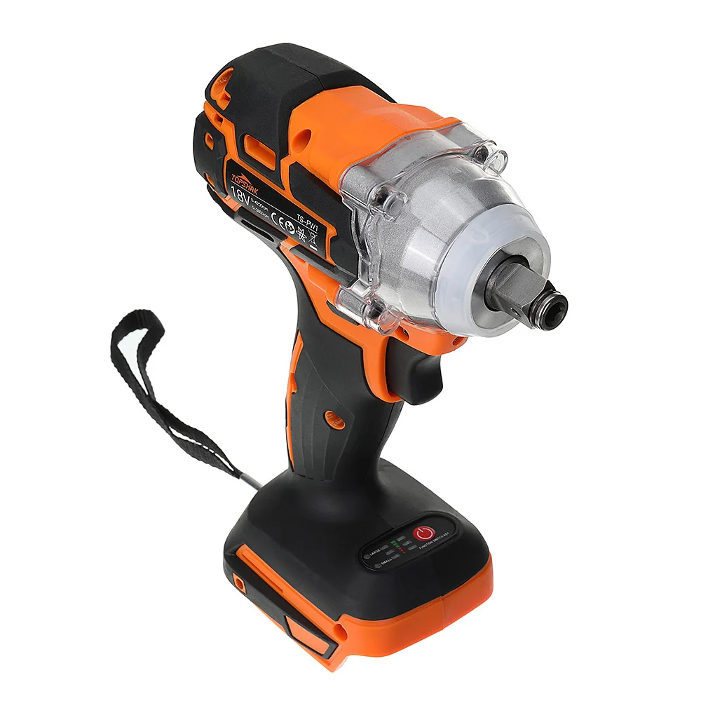 TOPSHAK TS-PW1 Brushless Electric Impact Wrench 380N.M Torque 1/2\