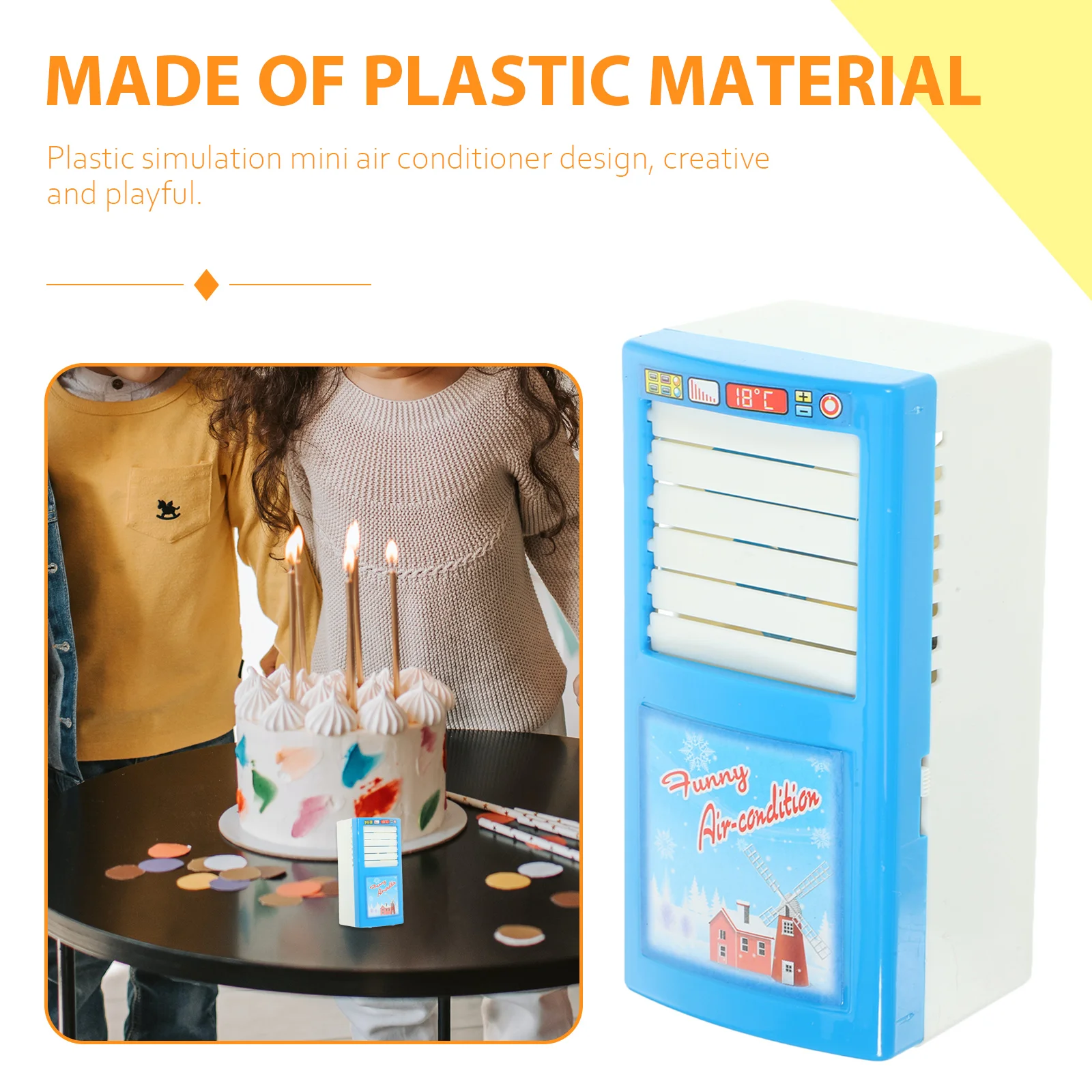 模擬ミニエアコンおもちゃクリエイティブキッズ教育いたずら物理学家電おもちゃ子供プレイキッチンプラスチック楽しい