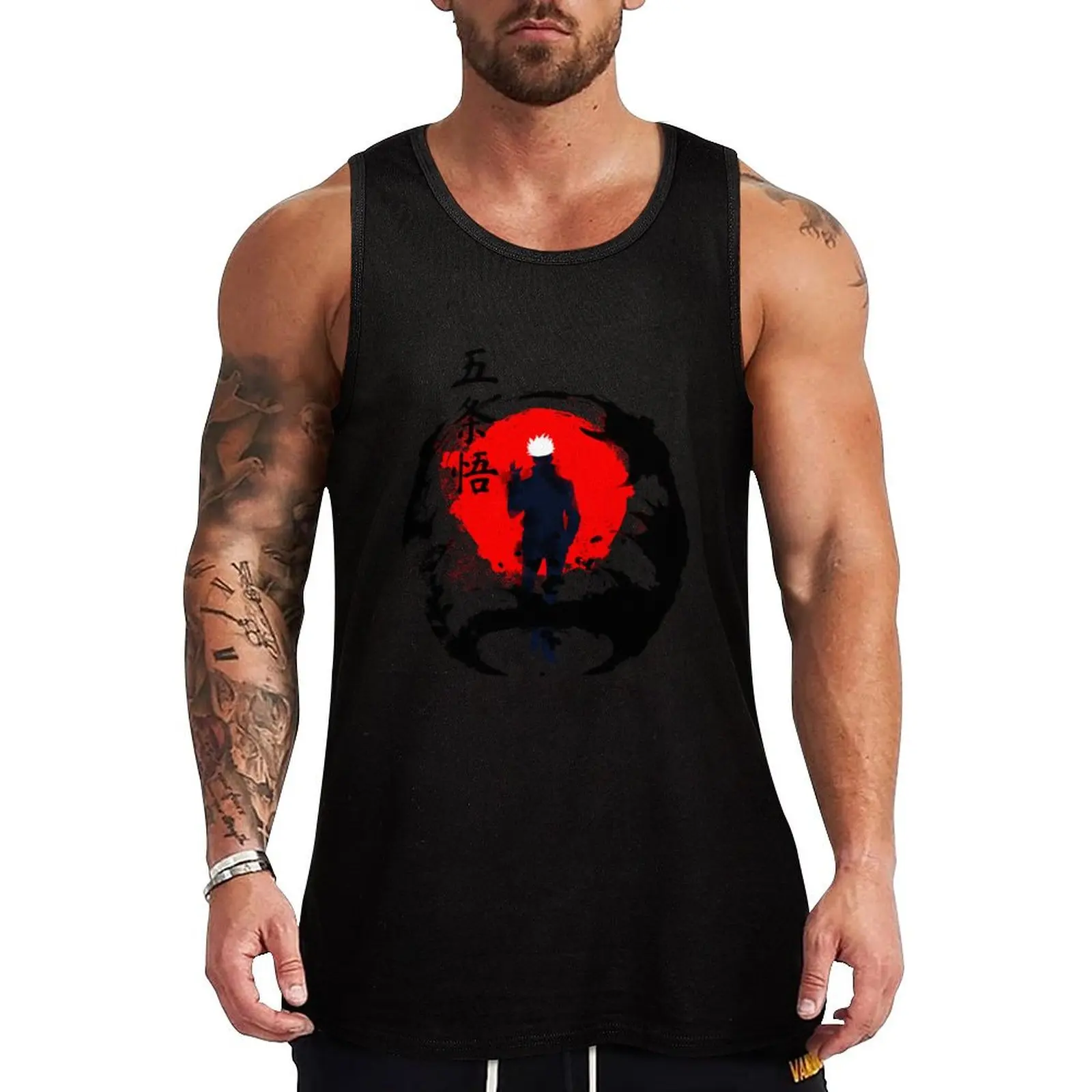

Traditional gojo Tank Top cute tops cotton t-shirts man Vest for boy