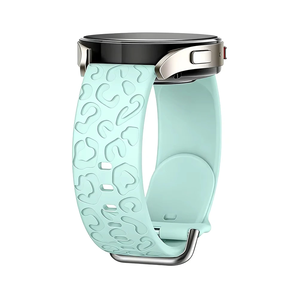 Leoparden-Gravur-Armband ohne Lücken für Samsung Galaxy Watch 7/6/4/Classic/5 Pro Sport Silikon-Armband Correa Galaxy Watch 8 9 Armband – Detail 5