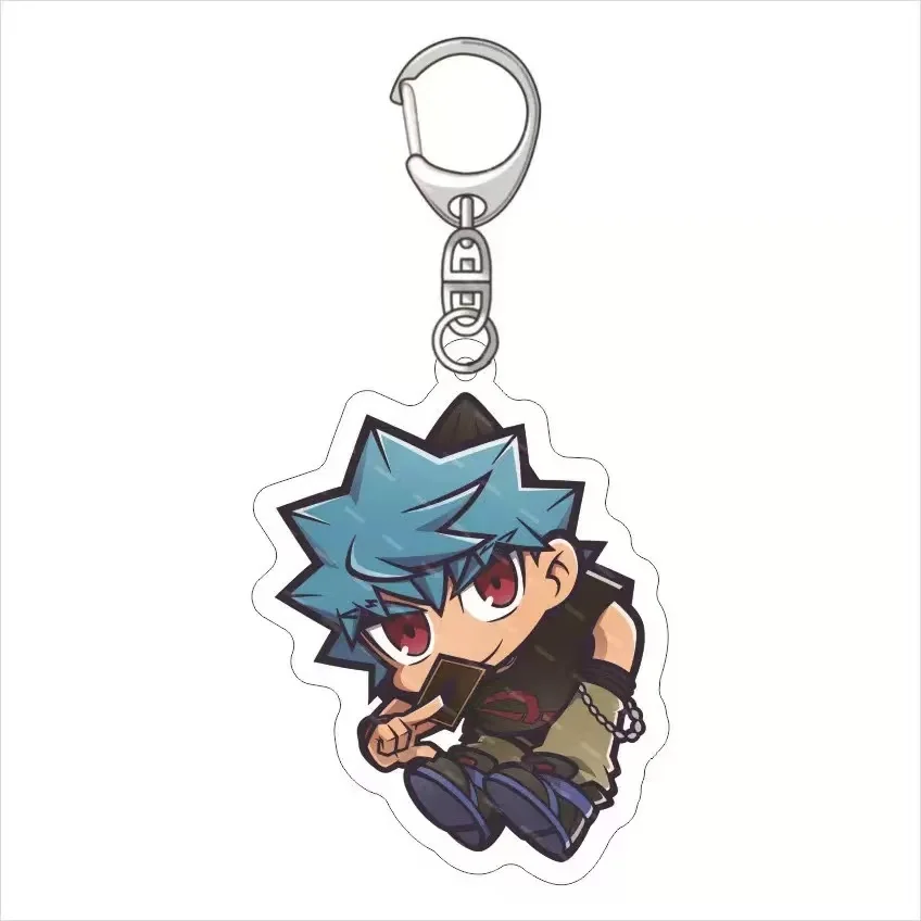 Yugioh Yugi Mutou Yugi Atem Mazaki Anzu Mana Game Anime Acrylic Keychain Plush Bag Pendant Campus Periphery Accessories Gift view 6