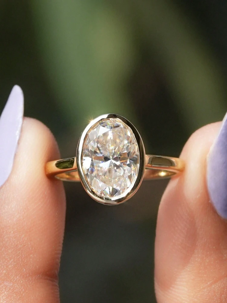 925 Sterling Silver Water Drop Shape Zircon Ring For Women Anniversary Party Personalized Simplicity High Quality Fine Jewelry