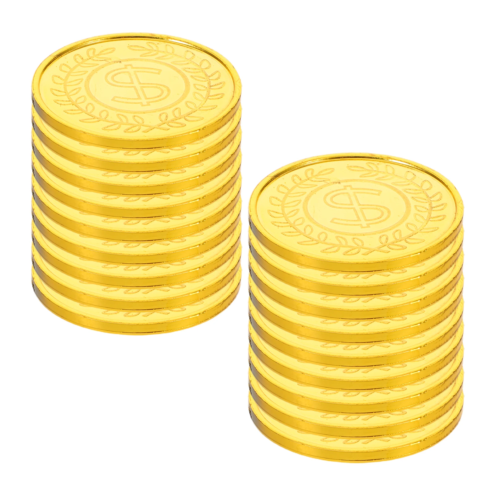 200 szt. monet z motywem pirackim, plastikowe, na przyjęcie urodzinowe, nagrody dla uczniów, gry na poszukiwanie skarbów