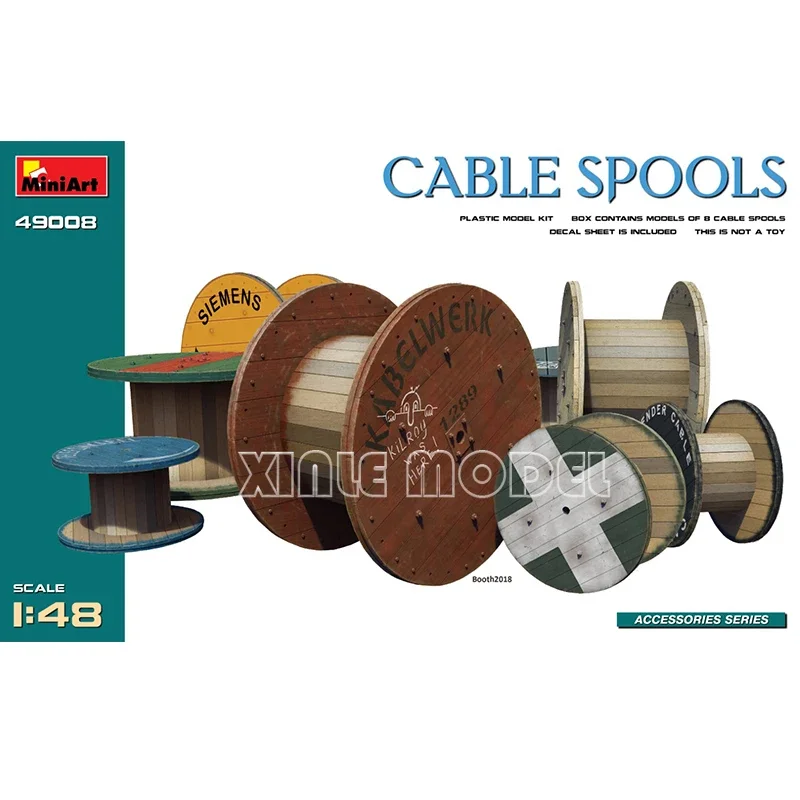 

MiniArt Plastic Assembly Model Kit 49008 Cable Spool 1/48