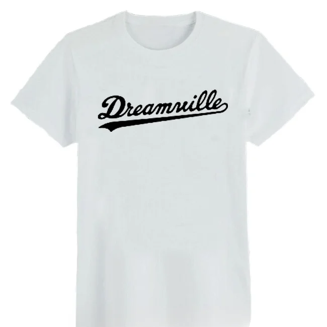 heavyweight Informal New J.COLE same style short sleeve t-shirt Dreamville tee hip hop men brand Jermaine Cole tshirt cotton