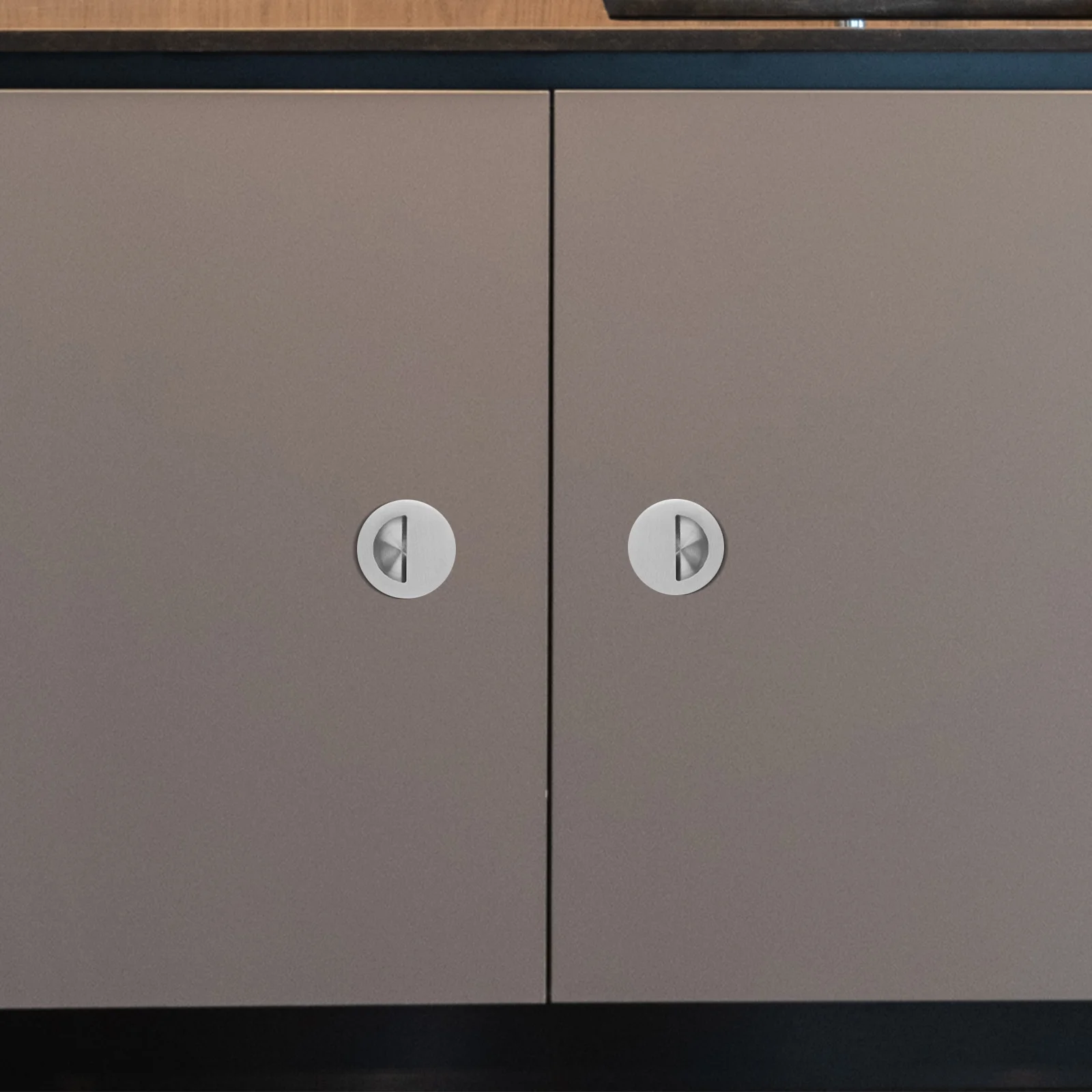 

6Pcs Invisible Handle Cabinet Concealed Recessed Flush Pull Sliding Door Pulls Hidden Drawer Handles Brushed Texture Handle