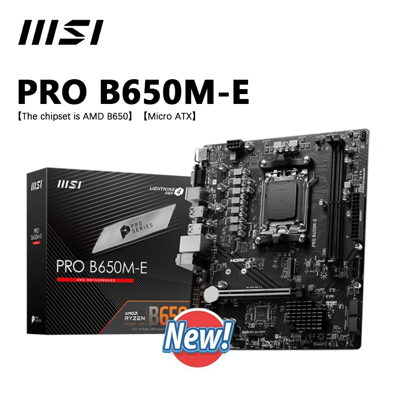 Msi Pro B650M-E New…