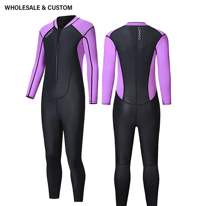 

Wholesale Custom Youth Wetsuit Women 3MM CRSC Neoprene for Scuba Freediving Snorkeling Diving Suit Keep Warm Surf Swimsuit Suit