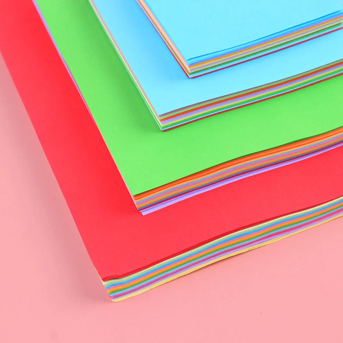 400 قطعة اوريغامي ورقة مربع الملونة الحرفية المواد DIY بها بنفسك رياض الأطفال طوي رافعة مزدوجة الوجهين 7x7 سنتيمتر 10x10 سنتيمتر 15x15 سنتيمتر #4