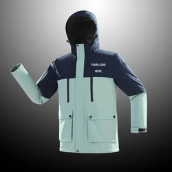 customized logo Graphene Parkas Men Puffer Jacket Thick Winter Jacket Men Hooded Cotton-padded Warm Coats Casual Outwear LS-C618