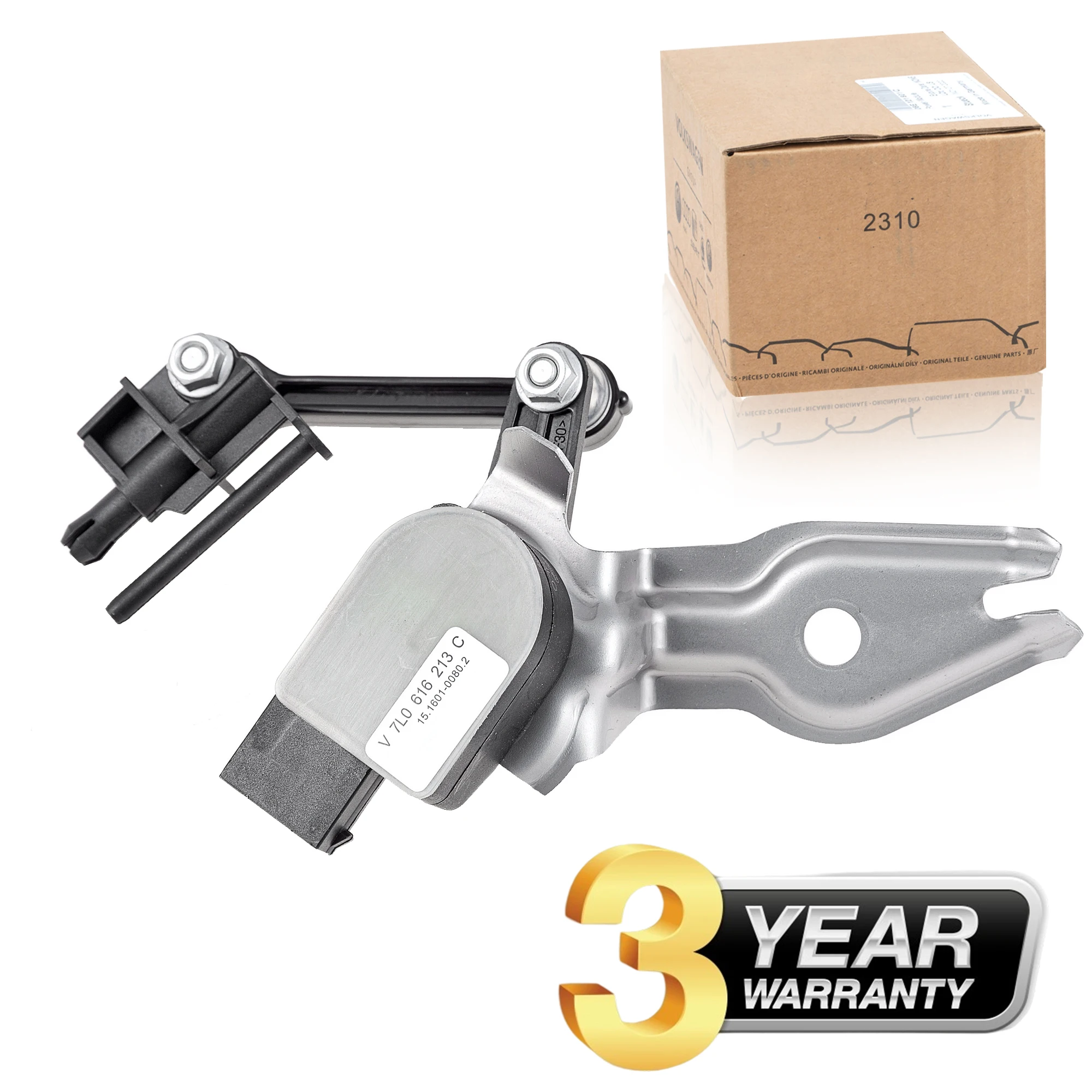 

95534107520,95534107521 Genuine Front Left Headlight Level Sensor For PORSCHE Cayenne (9PA) 3.0 TDI,3.6,4.5 S,4.8 2002-2010