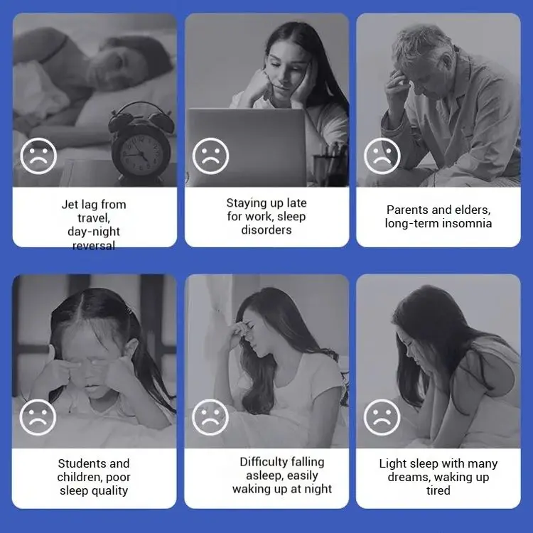 

CES Ear Clip Sleep Therapy Device, Cranial Electrotherapy Stimulation for Insomnia Anxiety Headache Relief Fast Sleep