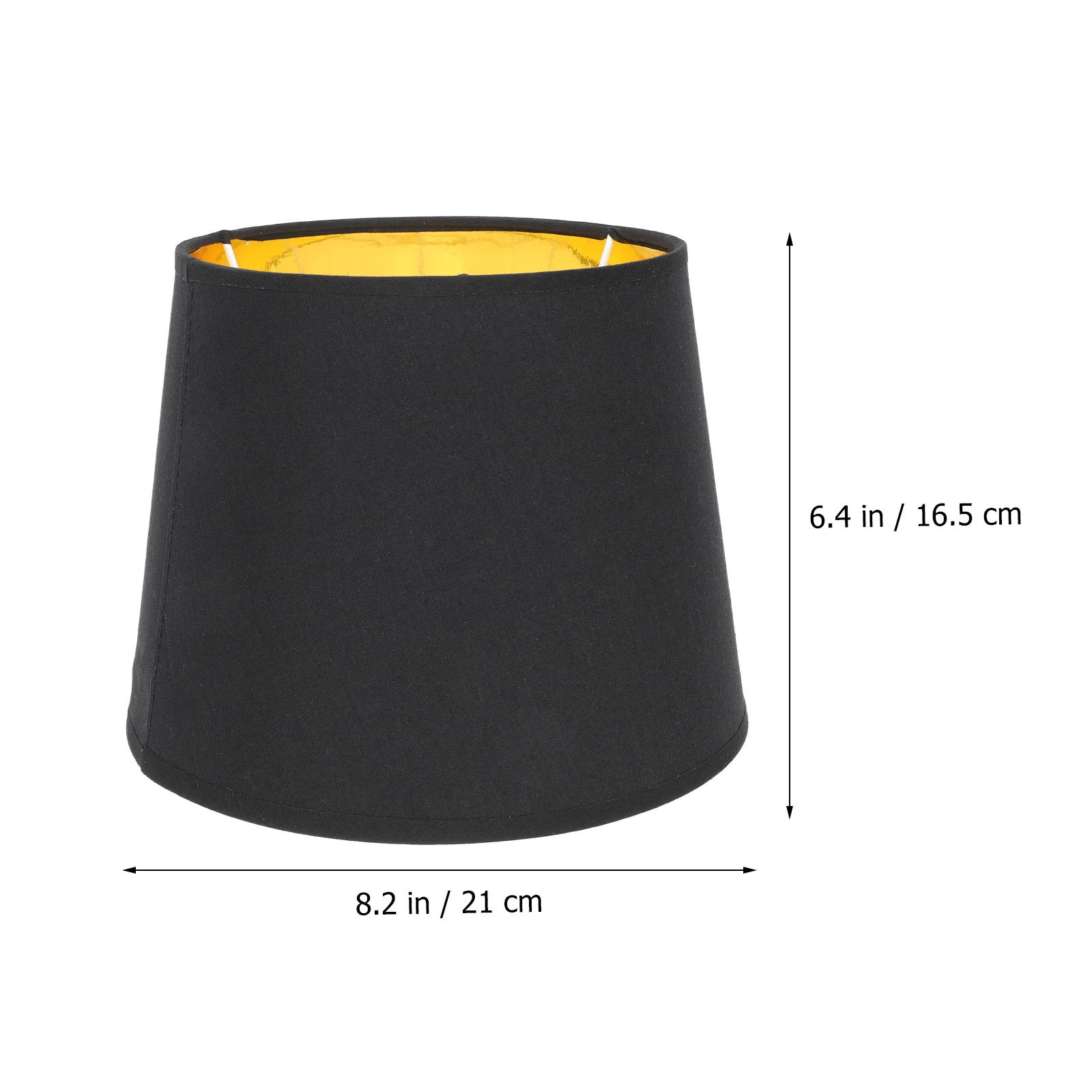 Conical Shade Bar Lampshade Ceiling Light Drum Small Shades Metal Restaurant for Floor Cloth Iron