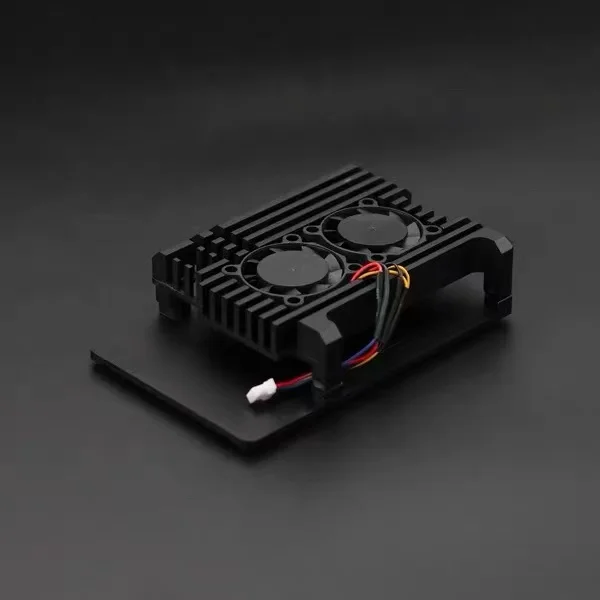 

Металлический корпус Raspberry Pi 5 (двойной вентилятор)