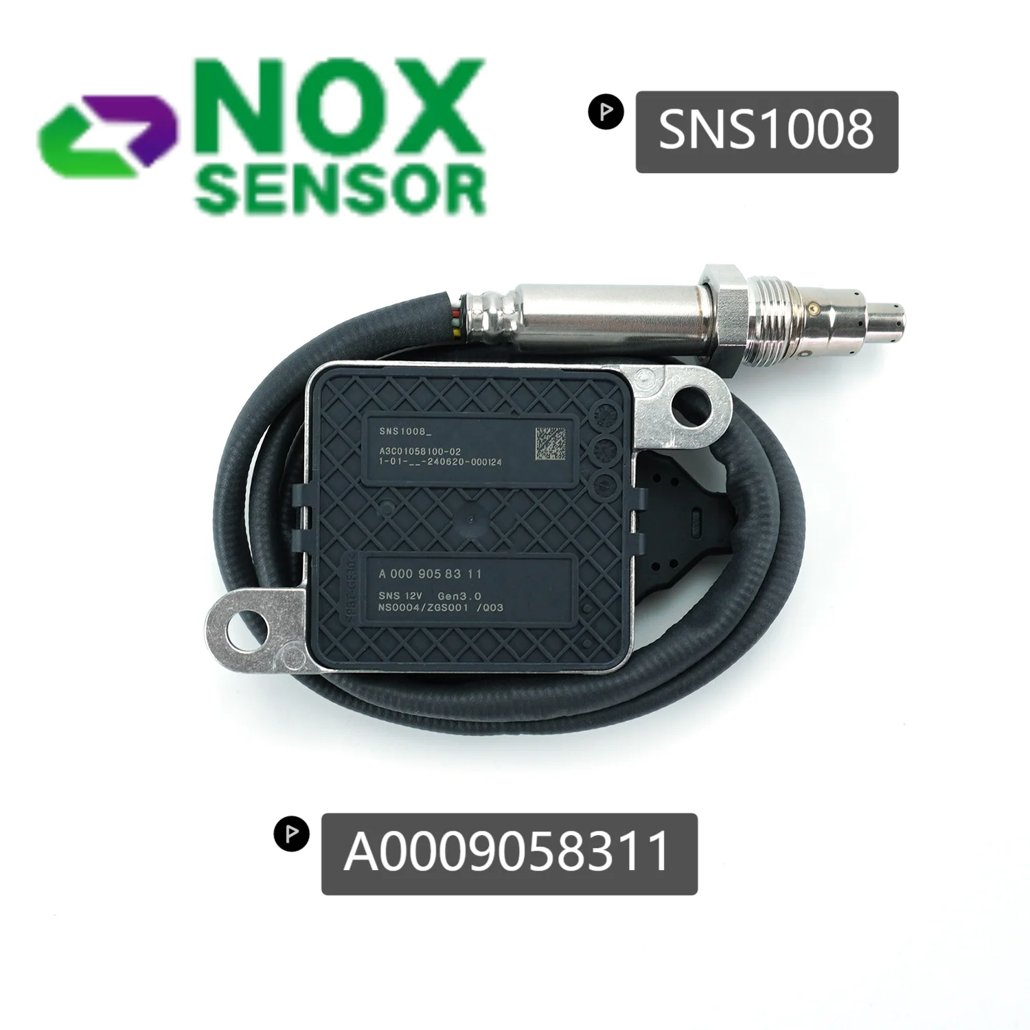 

A0009058311 Sensor de óxido de nitrogênio Sensor Nox para Mercedes-Benz C E S GLE GLS Classe, Original, Novo