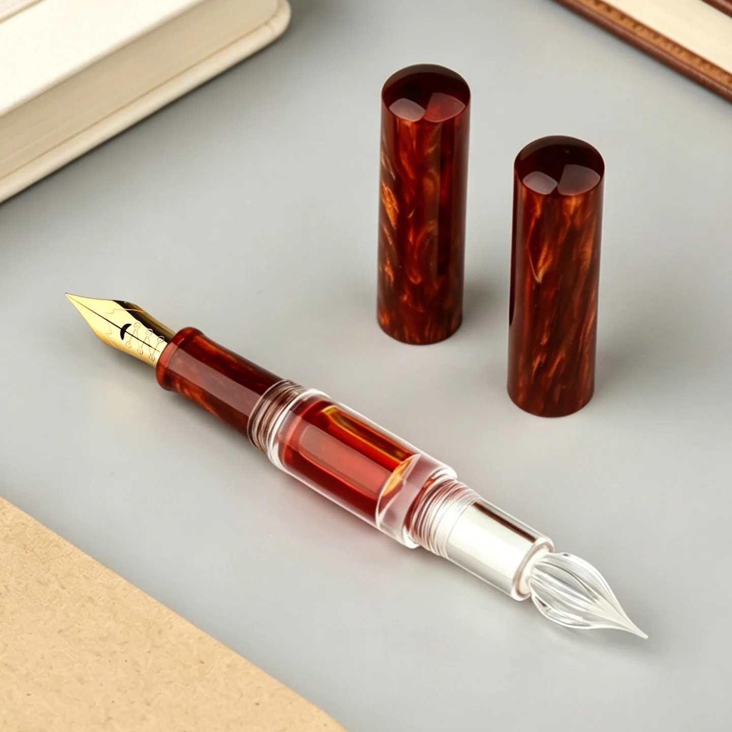majohn-n15-デュアルユース万年筆セット-ソフト弾性フレックスペン先-ガラスディップペン先-カッパープレート書道用-es-er-アート用品