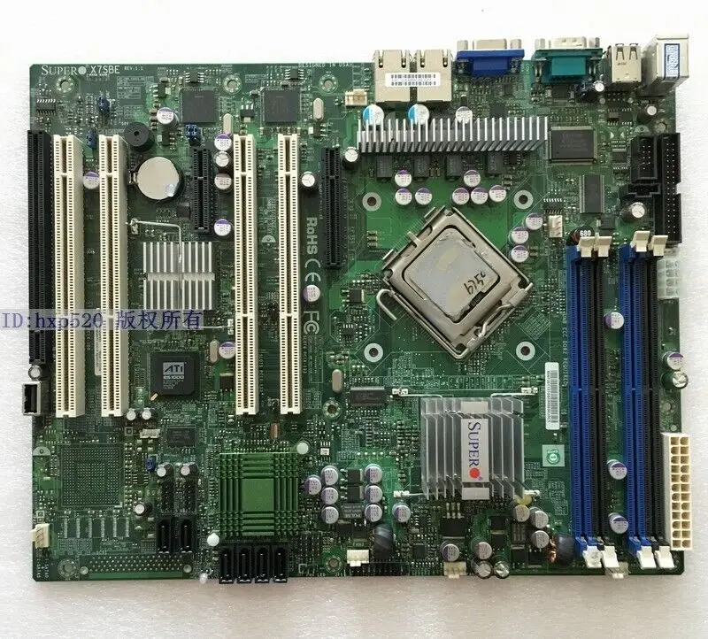 1 pcs  SuperMicro  X7SBE  mainboard 775-pin industrial computer motherboard