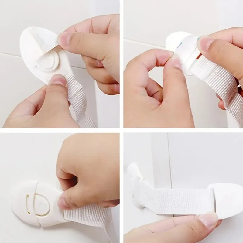 

Child Safety Cabinet Lock Kids Security Protection Drawer Door Cabinet Lock Plastic Protection Baby Safety Door Lock