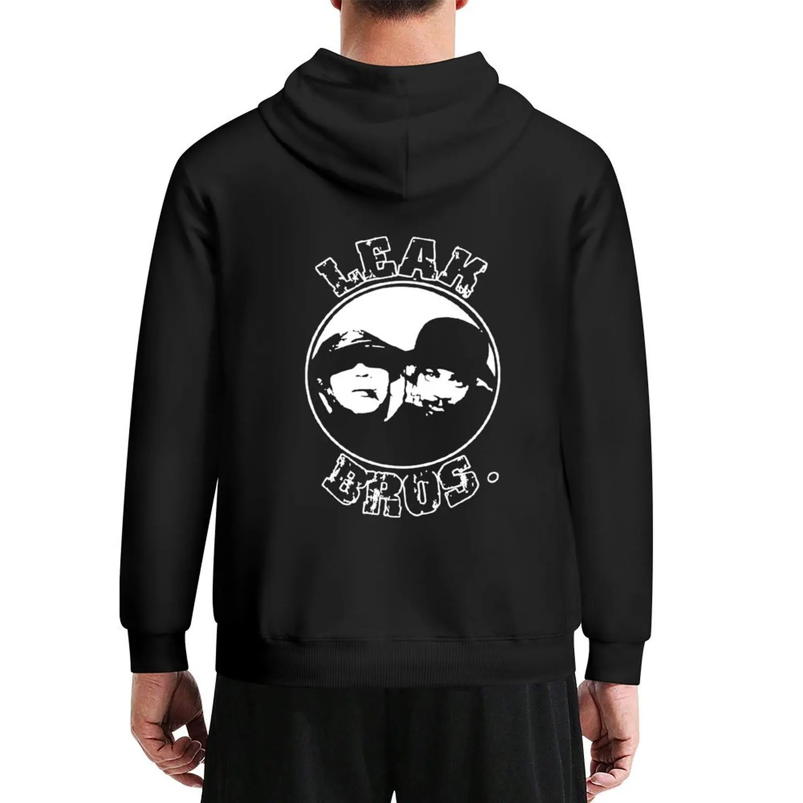 

Leak Bros Vintage Hoodie korean autumn clothes graphic t shirts men men wear men's sweat-shirt set hoodie for men