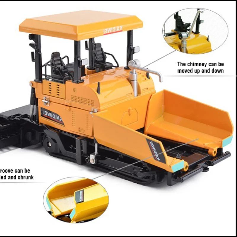 1/40 Alloy Engineering Car Paver Model Truck Kids Toys Rear Bracket Can Be Extended Vehicle For Boys Christmas Birthday Gifts