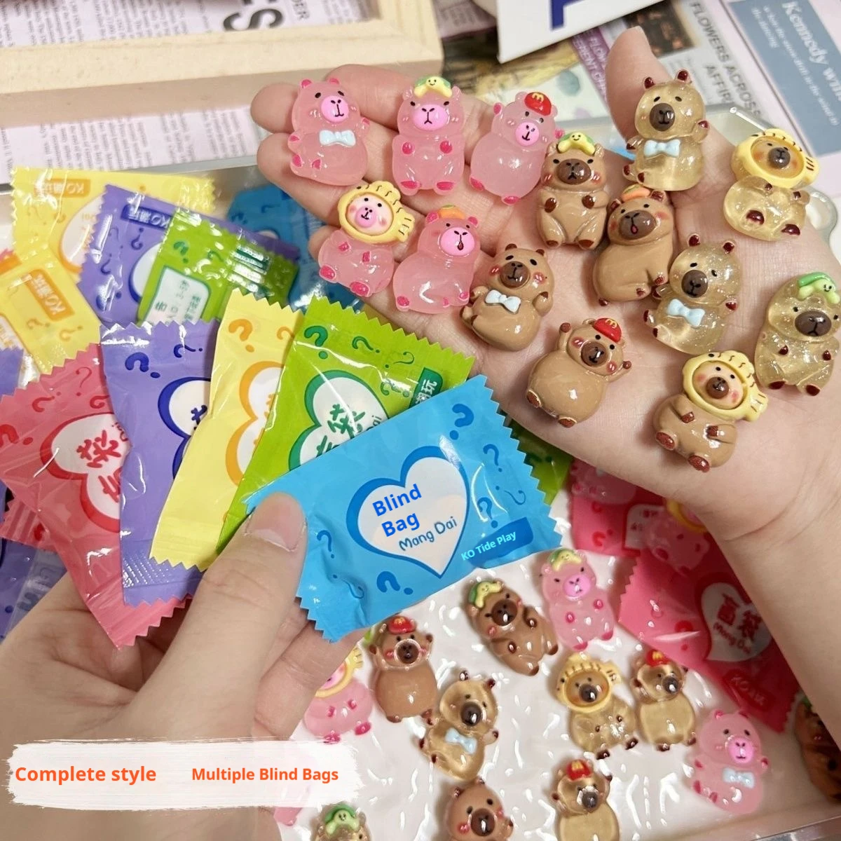 5-60pcs Mini Model Resin Cute Small Animal Blind Box Randomly Sent Creative Desktop Decoration Party Children's Statue Gift