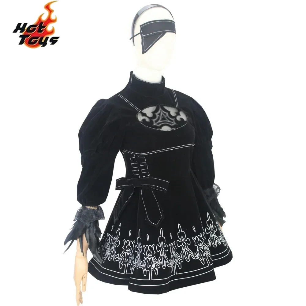 Nier Automata Cosplay Costume Yorha 2B sexy Outfit Games Suit Women Role Play Costumes Girls Halloween Party Fancy Dress