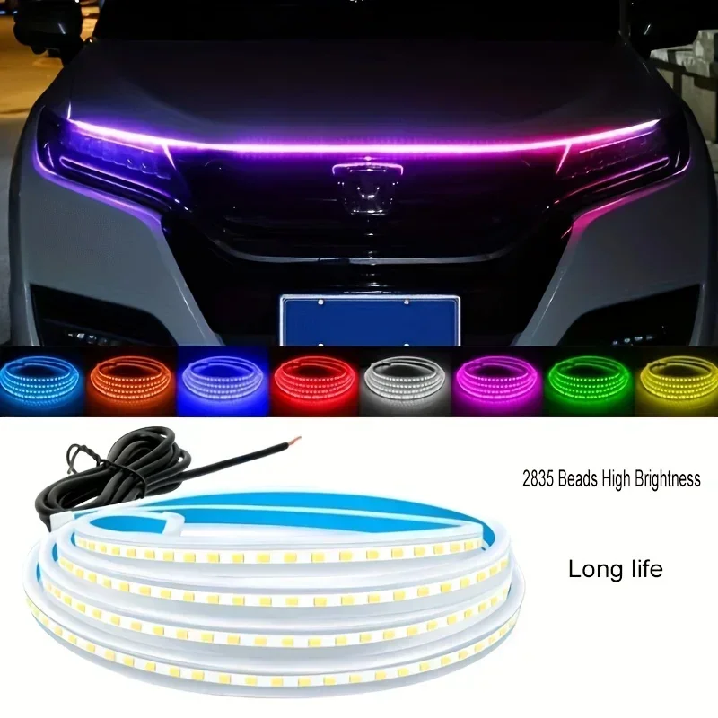 1Pc Led Car Hood Li…