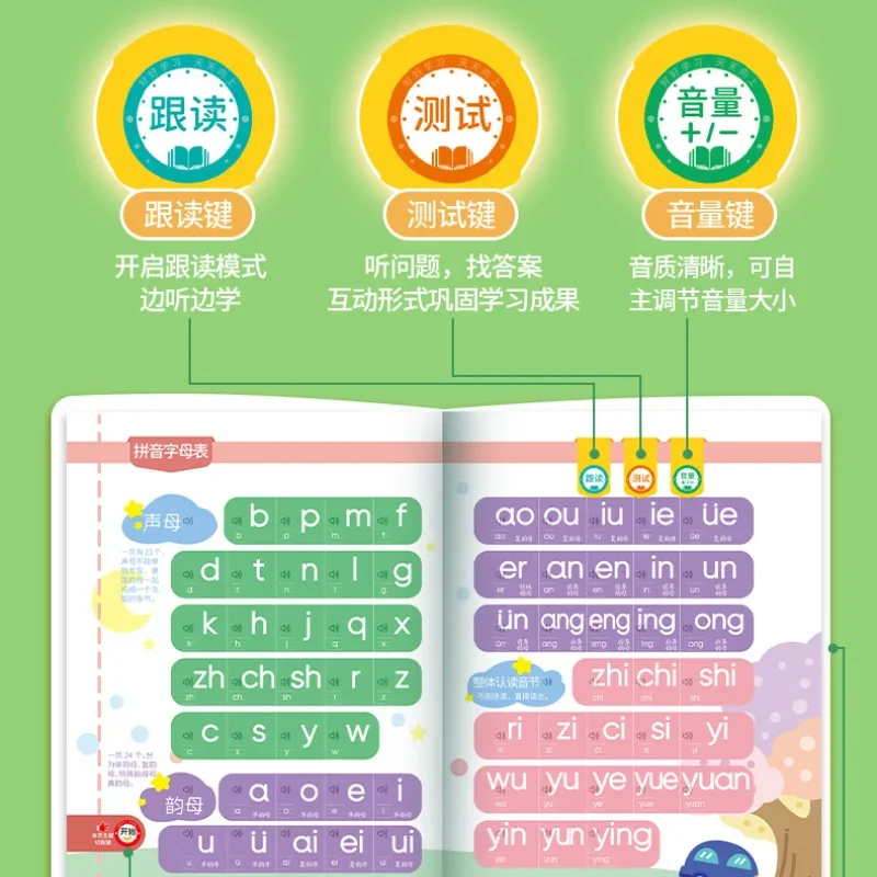 Children Early Education Enlightenment Sound Book, Cognitive Encyclopedia for Kids Popular Science Learning Reading