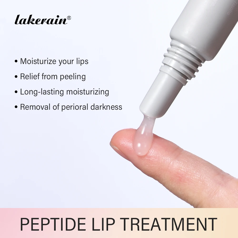 Lakerain Lip Care Gel Moisturizes Peptide Moisturizes And Lightened  Remove Dead Skin Lip Lines Anti-chapping Caramel Lip Balm