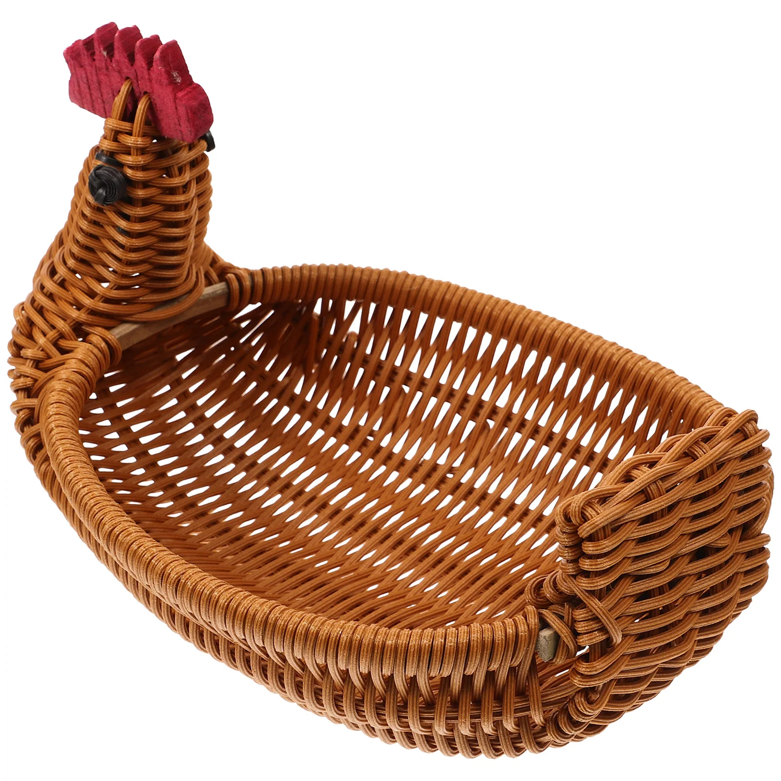 Mir de Rangement en Rotin Tissé pour Fruits à la Maison, Support pour Collations, citrouille, emoufs, Ménage, PP Chic, JxPaniers
