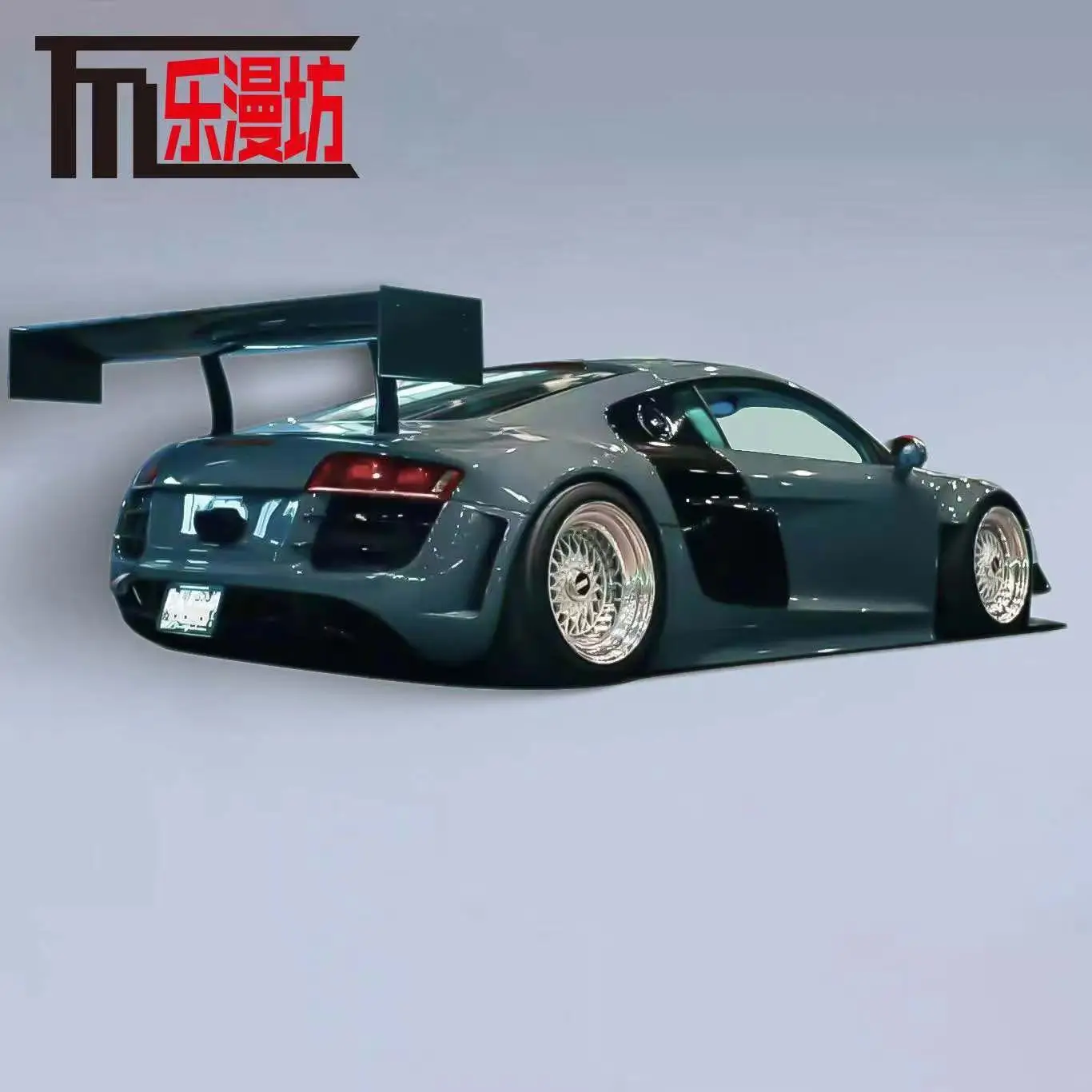 **Pre-order ** LMF 1:64 R8 LMS ULTRA Gray Diecast Model Car