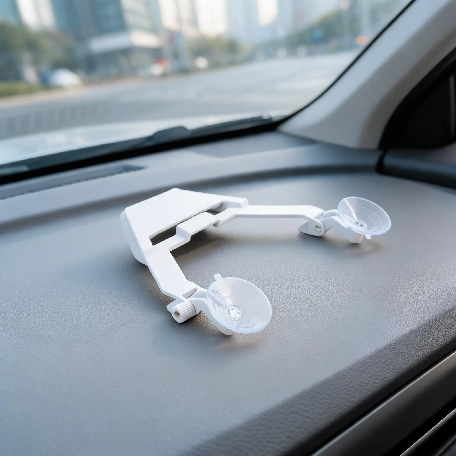 For Starlink Receiver Dashboard Mount Suction Cup Mount In-car Use Gray Removable Suction Cup Mount Large Vacuum Suction Cup
