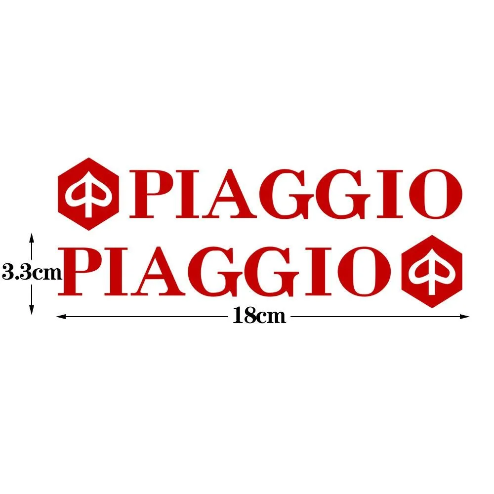 PVC شعارات ملصق مائي لسباق الدراجات النارية مقاوم للماء ديكور لـ PIAGGIO Liberty125 MP3 500 Medley Beverly 300 ZIP50 X7 X9