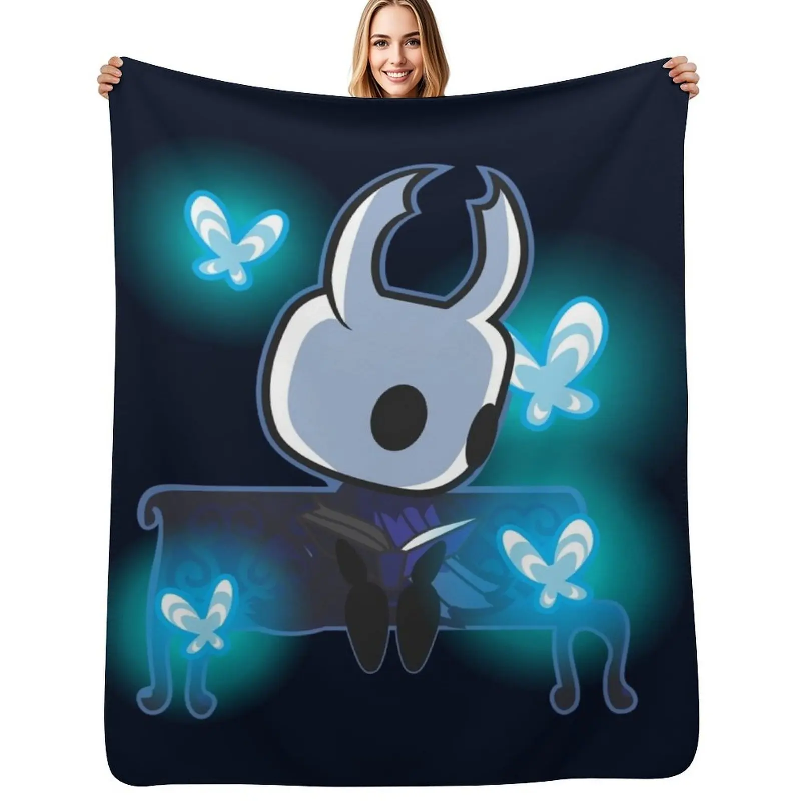 

Hollow Knight Throw Blanket For Sofa Thin sofa bed Shaggy Polar Blankets
