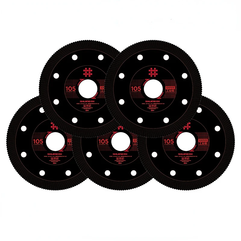 Shijing Industrial Grade 105mm Slab Cutting Disc Angle Grinder Marble Ceramic Tile Rock Plate Sintered Stone Diamond Saw Blade