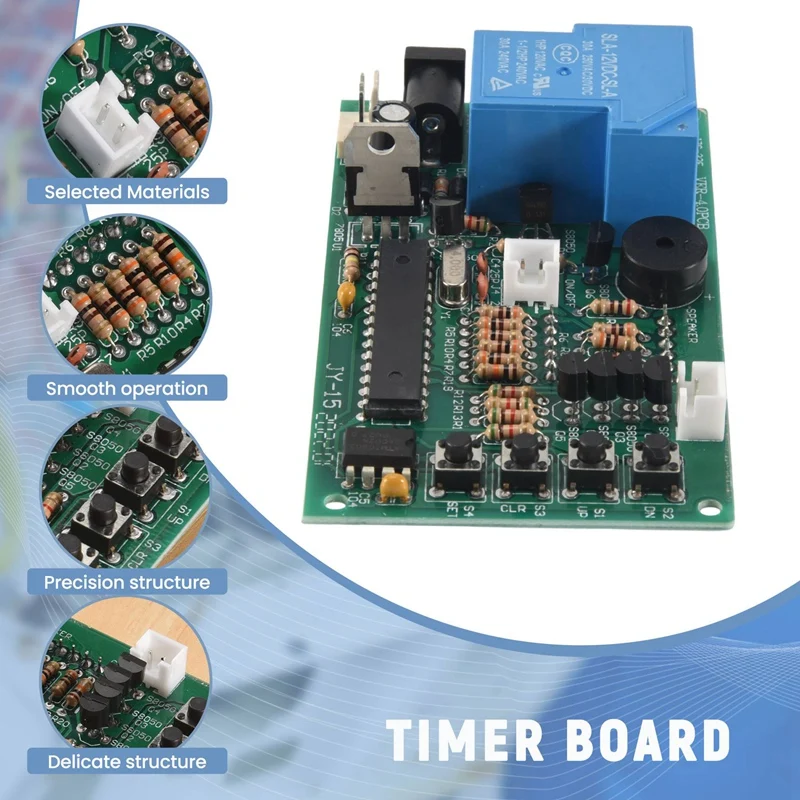 Jy-15A Timer Board Timer Controller Power Supply For Coin Opearted Water Pump Washing Machines Massage Chairs Chargers