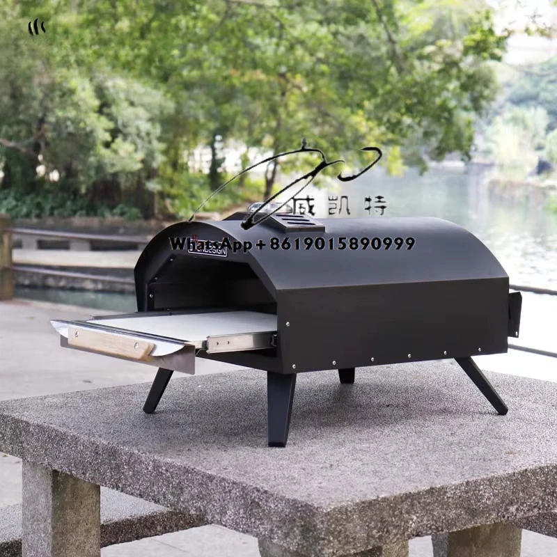 Horno para hornear barbacoa y Pizza a Gas de acero inoxidable de alta calidad para el hogar y el Camping al aire libre, precio de fábrica, horno tipo cajonera incorporado