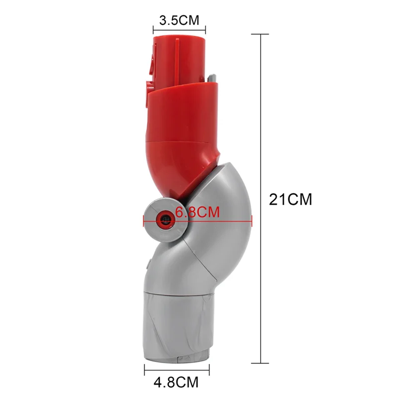 【Alleen Vandaag】2X Voor Dyson V12 V10slim Digitale Slim Quick Release Low Reach Adapter Stofzuiger Bottom Bend Adapter Accessoires