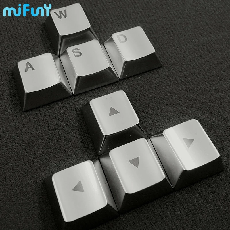 

MFuny Arrow Metal Keycaps Set Personality Customize Cherry Profile Keycap Gaming Gold Silver Color Key Caps Mechanical Keyboard