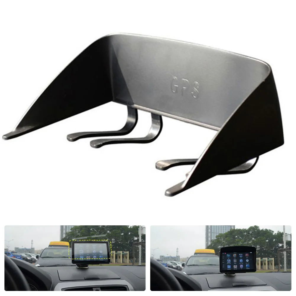 

1pcs 7 Inch GPS Anti Glare Visor Car Navigation Sun-Shield Sun-Shade Car Interior Decor Replacement Accessories