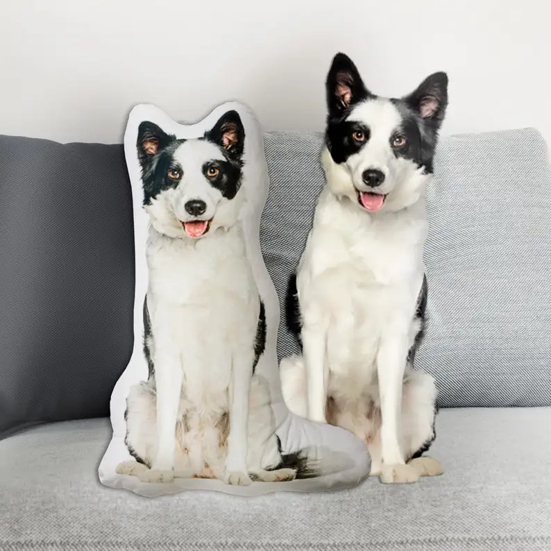 

Personalized Pet Pillow, Custom Animal Decorative Dog and Cat Cushion, Pet Lover Gift Custom Shaped