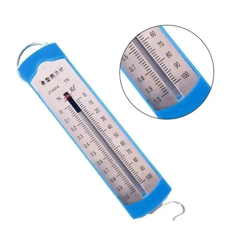 Easy to Read 1N Spring Scale 5N 2.5N Spring Dynamometer 10N Clear Scale Trigger Pull Gauge Physics Study