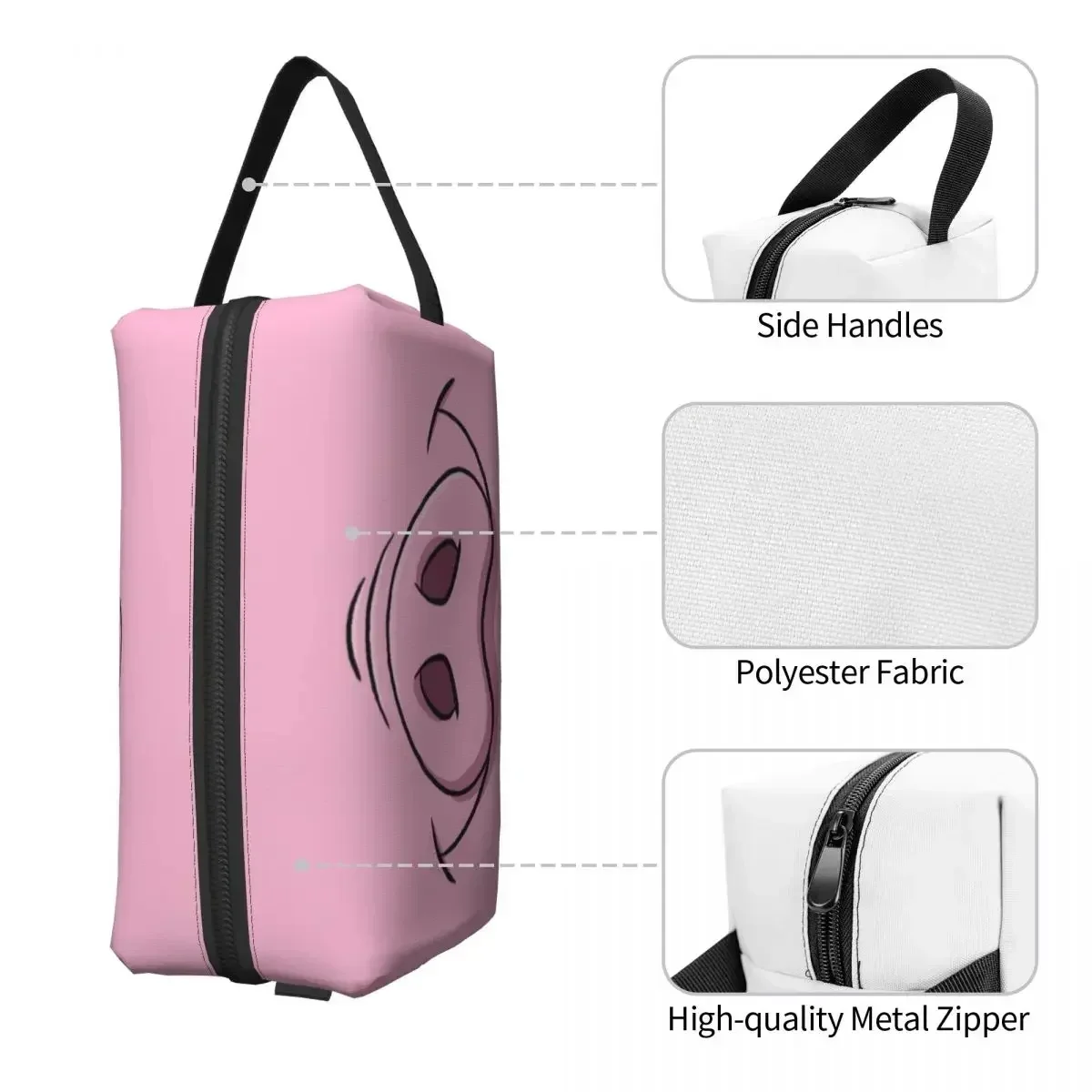 

Travel Cosmetic Bag Women Cartoon Animal Snout Toiletry Makeup Organizer Ladies Beauty Storage Dopp Kit