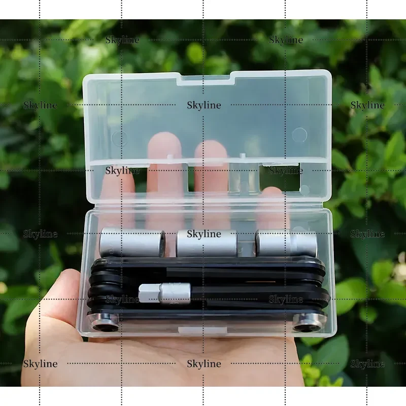 Folding Hexagonal Wrench Set Multifunctional Flat Head Plum Blossom Ball Head Combination Metric Inner Hexagonal Screwdriver