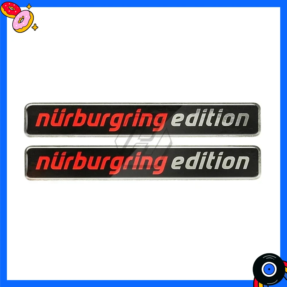 3D Nurburgring Edition Tank Pad Sticker Compatible with Motorcycle / Motocross / Racing Car
